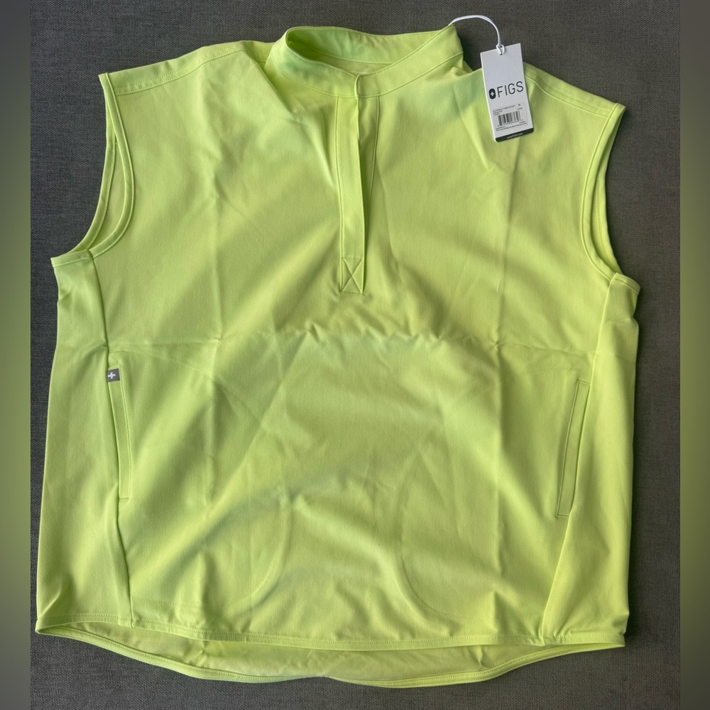 Figs Neon Green Set (Rafaela top and high waisted skinny Yola) - Picture 3 of 3